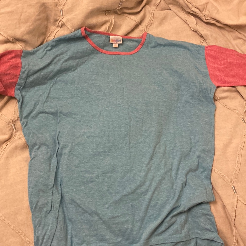 LuLaRoe Irma XS Pink, Blue